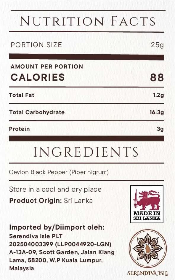 锡兰黑胡椒粒 — authentic Sri Lankan spice by Serendiva Isle thumbnail 5