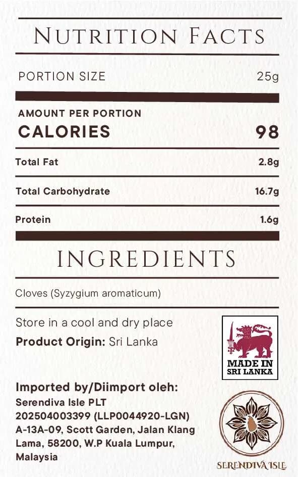 Ceylon Cloves — authentic Sri Lankan spice by Serendiva Isle thumbnail 5